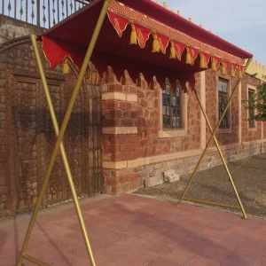 Food Stall Canopy Red - 5x10 feet